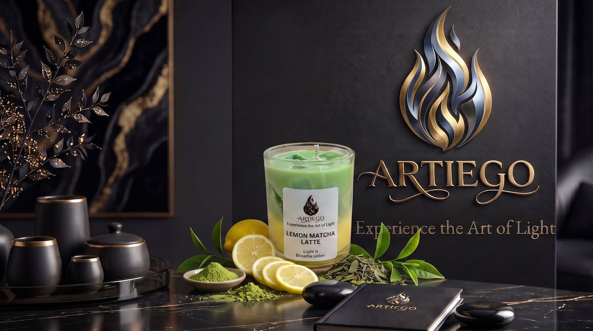 Lemon Matcha Latte (Candle Vase L2.75 W2.75 H3.40)