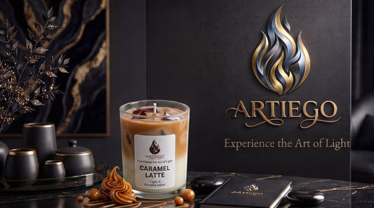Caramel Latte (Candle Vase L2.75 W2.75 H3.40)