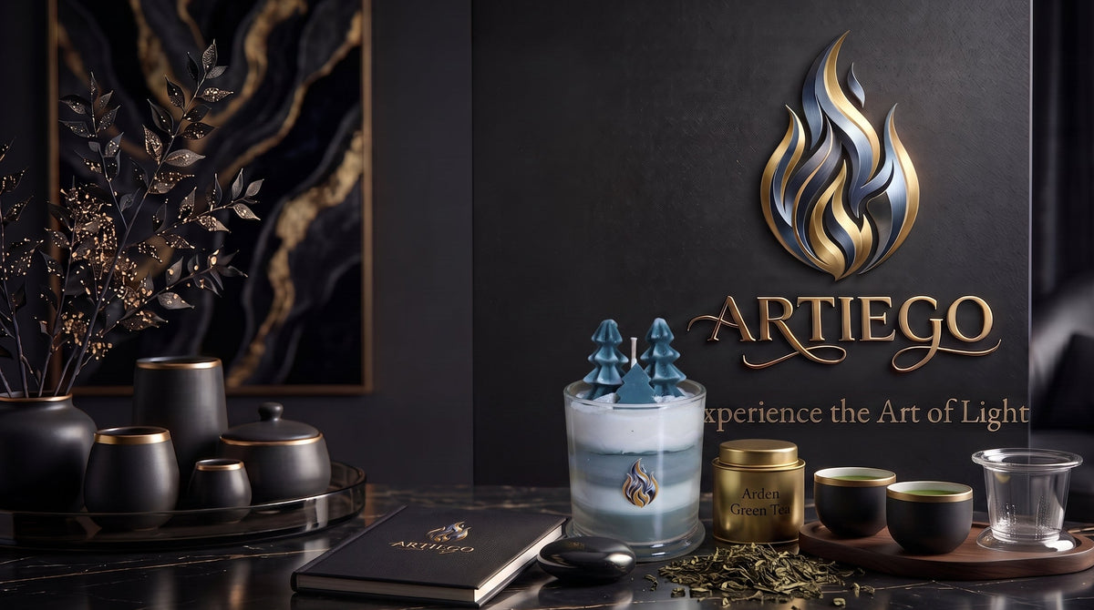 Arden Green Tea - L3.5 W3.5 H4.0 Holiday Collection