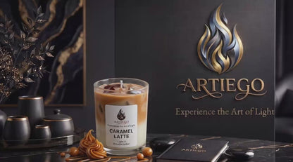 Caramel Latte (Candle Vase L2.75 W2.75 H3.40)